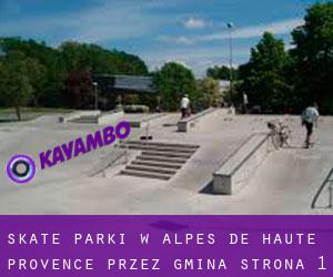 Skate Parki w Alpes-de-Haute-Provence przez gmina - strona 1